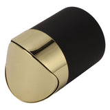 Desktop Trash Can Stainless Steel Household Mini Trash Basket Clamshell Paper Basket with Gold Lid V1294-YM0716-3117220182911