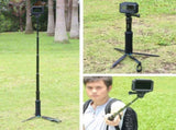 Foldable Tripod Selfie Stick For Action Cameras - 23.5-81Cm Length PRL-6950ACD