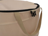 Camping Trash Can with Zippered Lid 24 Gallons Large Capacity Foldable Portable Garden Garbage V1294-YM0901-3111240240812
