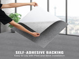 Carpet Tiles Peel and Stick, Squares Self Adhesive Carpet Floor Tile, Soft Padded Carpet Tiles, Easy V952-ZZFKDT2424YCAK994V0