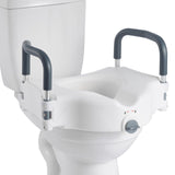 Raised Seat with Arms, 136.1 kg Load Capacity, 127 mm Lift Height, Widened Commode Elevated V952-XNSDSJGMTZD5HIUXQ001V0