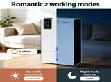 DEVANTI 2000ml Portable Dehumidifier Moisture Absorber Home Bedroom Quiet Remote DH-2800B-WH