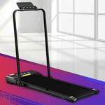 Everfit Treadmill Electric Walking Pad Under Desk Home Gym Fitness 380mm Black TMILL-380-PAD