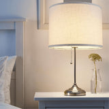 2Pcs Drum Lampshade, Lamp Shades for Table Floor Lamp, White Shades, Easy Assembly Replacement V1366-AZ2-W-15875