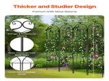 Garden Trellis for Climbing Plants, 87 x 20 in, 4 Packs Rustproof Metal Garden Flower Trellis, V952-HPJHX4JTH87W88ZO1V0
