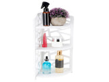 3 Tier Small Corner Shelves Plant Standing Rack for Small Spaces Bathroom Bedroom Organizer V1294-YM0901-3116200053511