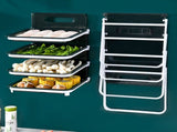 Wall Mounted Food Sorting Tray 4 Layers Storage Tray Collapsible Side Dish Stacking Storage for V1294-YM0626-3118220317513