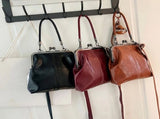 Crossbody Bags for Women Soft Leather Purses and Multi Pocket Shoulder Bag Spring Nostalgic V1189-LC-RY-00363