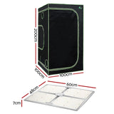 Green Fingers Grow Tent Light Kit 100x100x200CM 4500W LED Full Spectrum GT-D-100X100X200-BOARD-450-DIM