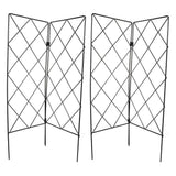 2Pcs Black Climbing Plant Trellis for Garden Vine Vertical Growth Rack V1369-AZ3-W-20784