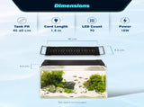 Dynamic Power Planted Aquarium LED Light Day Night Cycle Full Spectrum 18W 40cm V274-AQ-LED90-18W