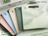 Clipboard A4 - Writing Folder - Foldable Clipboard - Desk Accessories - Morandi Colors - Office V1189-WXF-260203-00401