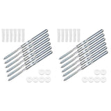 12X Floating Shelf Support Bracket,Hidden Brackets for Floating Wood Shelves-Blind Shelf V1369-AZ3-W-11510