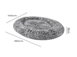 TheNapBed Memory Foam Pet Bed Grey Charcoal PT1220-CH