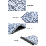 Artiss Rug 200x290cm Area Rug Large Carpet Soft Short Pile Modern Fafi FLR-2133-200X290-GR