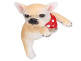 Desktop Puppy Resin Ornaments Realistic Desktop Decorations Puppy Statue for Indoor V1294-YM0715-3115210263811