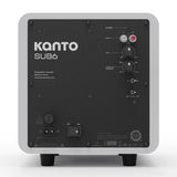 Kanto SUB6 200W 6" Sealed Powered Subwoofer, Matte White V398-KO-SUB6VMW-I