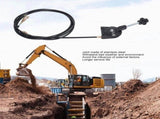 Universal Throttle Cable Excavator Motor Control Cable Manual Throttle Cable Equipment Accessories V1369-AZ3-W-11383
