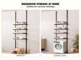 Over the Toilet Storage 4-Tier Bathroom Shelf Rack Space Saver Organizer V952-ZLGSGMTCWJ4CO9UA1V0