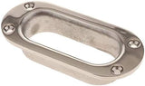 Hawse Pipe Silver Winch Cable Lead Guide Stainless Steel Rectangular Boat Fairlead for Marine Ship V1259-DP01-A-1396