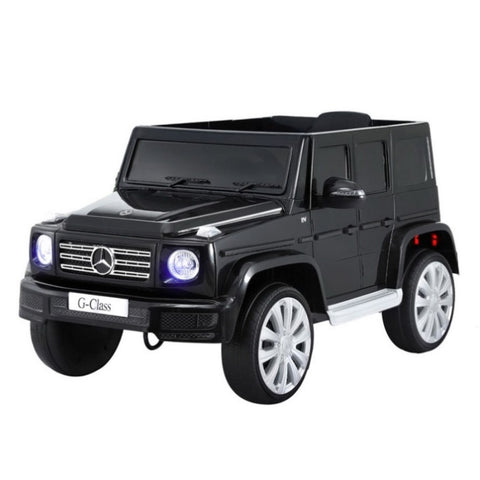 Kids Ride On Car Licensed Mercedes-Benz G500 Electric Toys Horn Remote 12V Black RCAR-G500-LS-BK