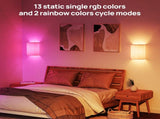Battery Operated Wall Lights, 2 Pack Boho Decor with Remote Control, RGB Color Rustic Wall Sconces, V1171-CB-WL-MAGNET-RGB-BO-2