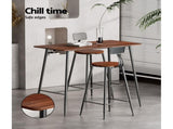 Artiss Halle Bar Table 120CM Rectangular FUR-S-BAR-TAB-02-WD