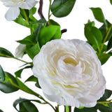 Flowering Natural White Artificial Camellia Tree 180cm V77-1157902N