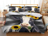 Bouquet Solenne Bloomscape Quilt / Doona / Duvet Cover set V745-AQ044126Q3