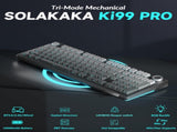 Solakaka Ki99pro 3Mode RGB Mechanical Keyboard, Gradient-Gray V1300-KI99PRO-GRADIENT-GRAY