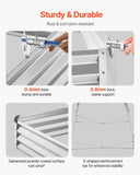 Metal Raised Garden Bed, 12 x 4 x 1 ft Outdoor Galvanized Box, with Open Bottom, Large V952-JSFXZZCZFXDXNWRELV0