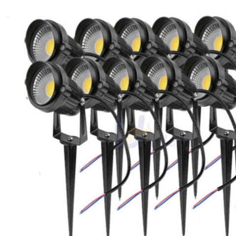 10X 12V LED waterproof Outdoor Garden Spotlights landscape light Lamp Yard Flood V201-EAZ01981CL8-10AU