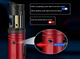 Plasma Lighter, Outdoor Windproof Lighter with Bottle Opener,Outdoor Straight Flame for Camping and V1366-AZ2-W-11455