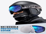 OutdoorMaster Ski Goggles with Cover Snowboard Snow Goggles OTG Anti-Fog -100% UV Protection-OM-18 XFOM-SG18PC-BK