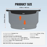 Retractable Cargo Cover for Jeep Grand Cherokee 2 Row 2022-2024 OEM Design V952-YCKSSSHCGYCK7IFY2V0