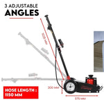 Low Profile 22 Ton Air Hydraulic Trolley Jack Floor Garage Truck Service Jack V379-FLRJAKAH022006