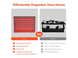 Metal Tool Box, 8.6-inch, Portable Metal Tool Box with 5 Drawers, Small Tool Chest with EVA Liners V952-CTSBXSGJX86IY6PZFV0