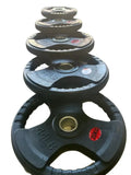 Tri-Grip Olympic Bumper Plates - 105kg kit V1012-CFTG105