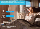 Black USB-Powered Projector Alarm Clock with Dual Alarms, Temperature Display and Red Time V1188-MS-731-142