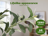 Artiss 210cm Artificial Olive Tree Faux Trees Indoor Decor Artificial Plants Lifelike Plant 2.1M AP-TREE-OLIVE-210