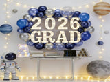 Graduation Decorations LED Light Up Letters Sign 2026, Long Marquee Party Decor for Kindergarten V1366-AZ2-W-16663