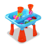 Keezi Kids Sandpit Pretend Play Sets Beach Toys Outdoor Sand Water Table Set PLAY-FUNNEL-BU