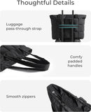 Expandable Tote Bag for Women, Puffer Work Tote Handbag, Quilted Carry On Bag for Travel Gym V1258-DP02-F-4