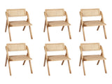 Levede 6X Dining Chairs Foldable Accent CH1080-2-NTX3