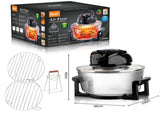 Three-in-One Visual Convection Air Fryer with 12L Large Capacity, 360&deg Circulating Heat, Low-Oil V1341-ZY-N7CWWQHZ-TRANSPARENT
