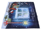 Christmas Style Curtain Personalized 3D Digital Printing Blackout Curtains Waterproof Cloth Shower V1294-YM0523-3117210203312