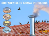 Chimney Cap 6 inch 304 Stainless Steel Round Roof Rain Cap Cover with Mesh Weather Resistant Flue V767-VVR-YXYCMYSBXGZDGEH55V0
