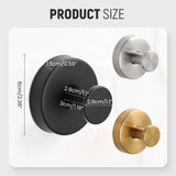 2025 New No Drill Hooks Multipack, Stainless Steel Waterproof Suction Cup Hooks Kitchens Hanging V1258-DP02-C-2500