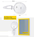 20X Magnifying Hand Mirror Two Sided Use for Makeup Application, Tweezing, and Blackhead/Blemish V178-14094