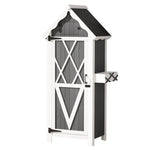 Gardeon Outdoor Storage Cabinet Shed Box Wooden Shelf Chest Garden Furniture OSC-CABI-WOOD-HO-GE